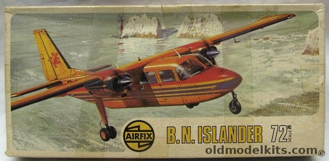 Airfix 1/72 Britten-Norman Bn.2 Islander (BN-2) - Aurigny Air Service, 02041-7 plastic model kit